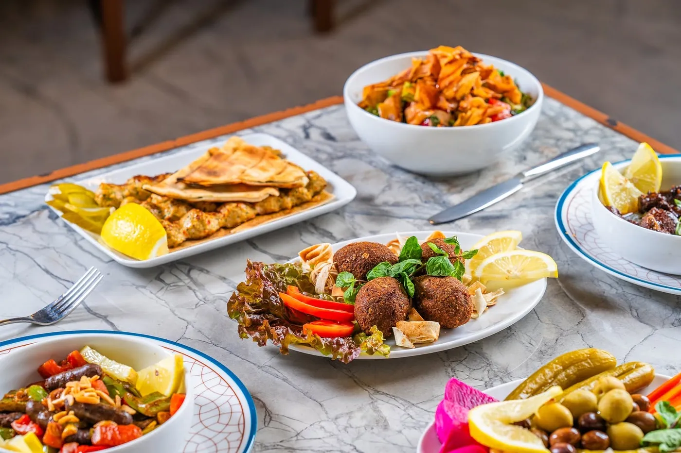 Karam Beirut — the table