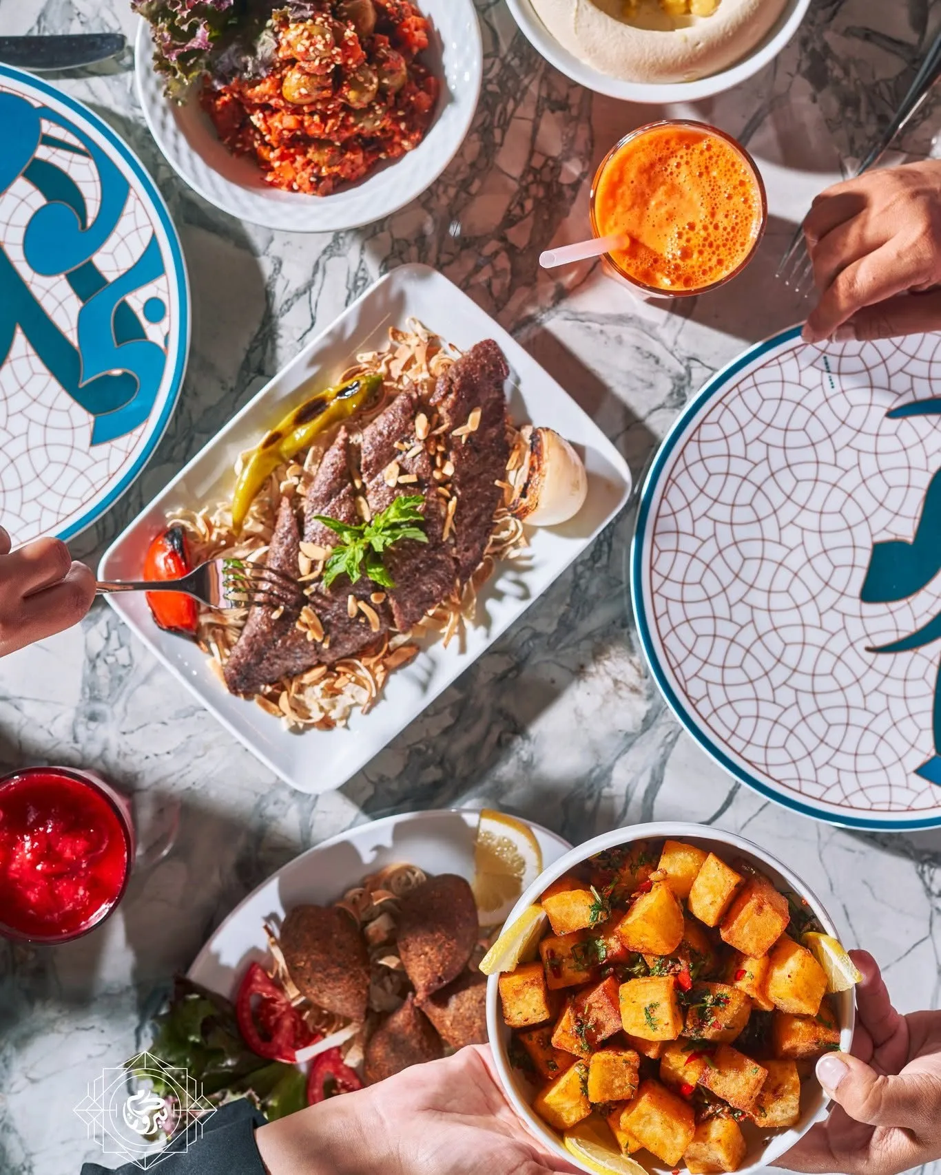 Karam Beirut — the table