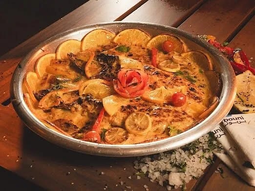 Barbouni — the table