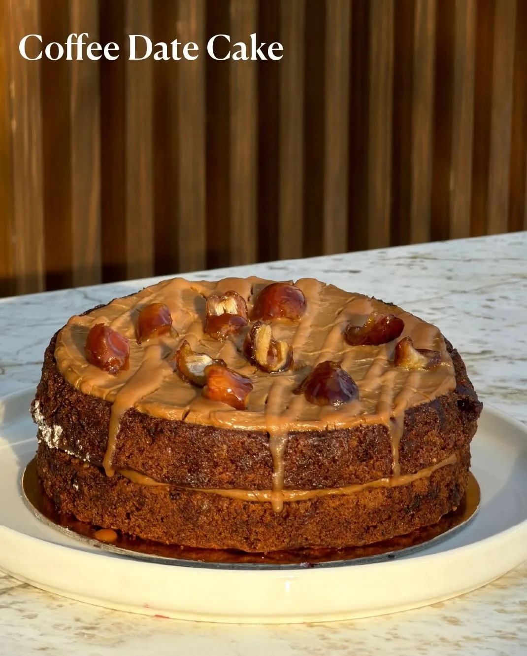 Cake Café — the table