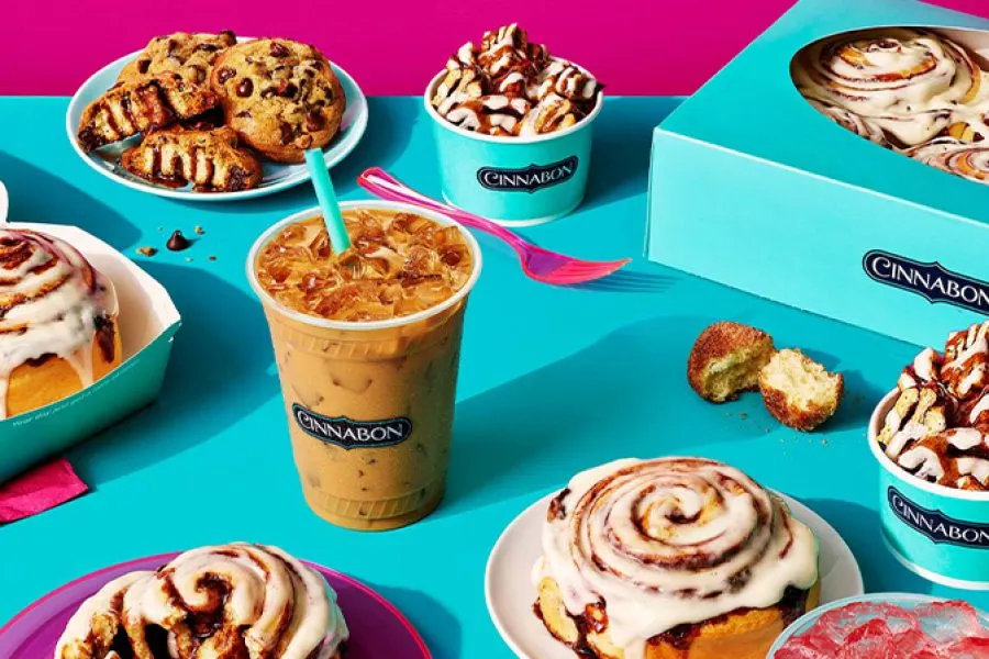 Cinnabon — the table