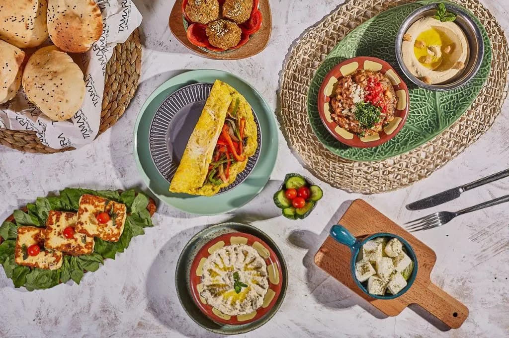 Tamara Lebanese Bistro — the table