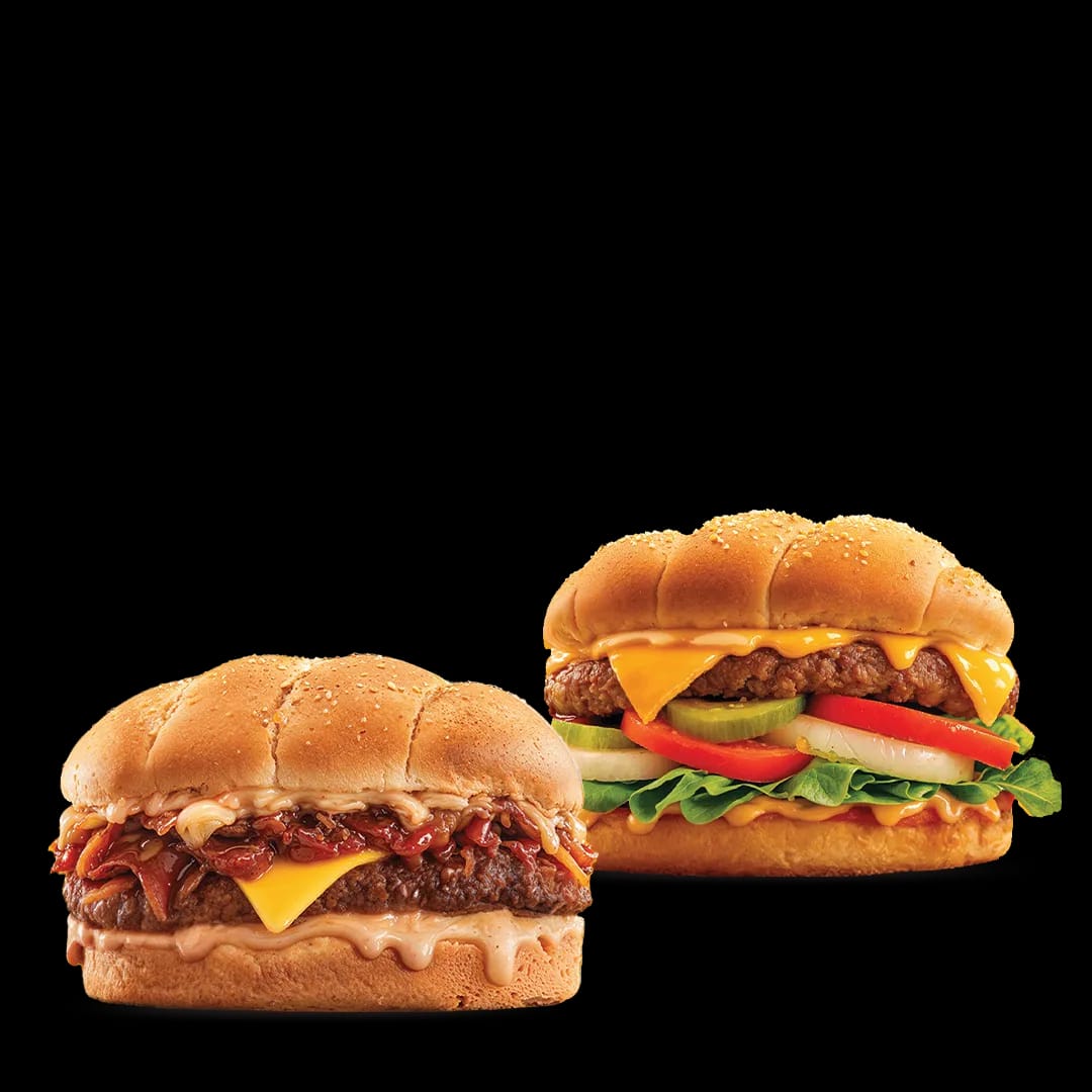 The Buffalo Burger — the table